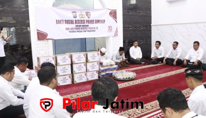 Wujud Kepedulian Polri: Satreskrim Polres Sumenep Laksanakan Bakti Sosial pada HUT ke-78 Sat Reskrim