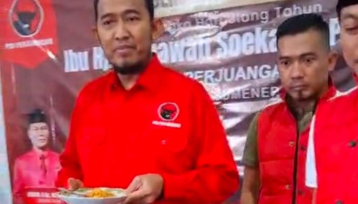 Bupati Fauzi Hadiri Tasyakuran HUT Megawati, PDI Perjuangan Dekatkan Politik ke Rakyat