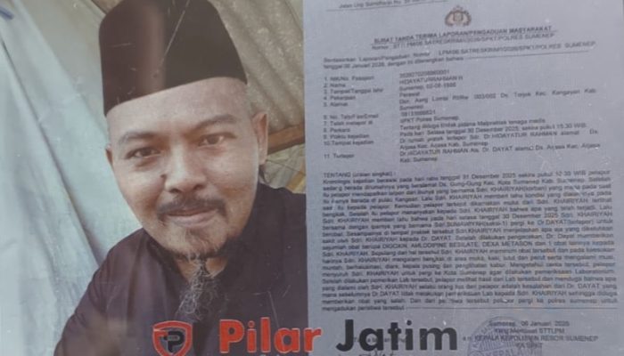 Dugaan Malapraktik, dr Hidayaturrahman Resmi Dilaporkan ke Polres Sumenep, Terancam Pasal 360 KUHP hingga UU Kesehatan