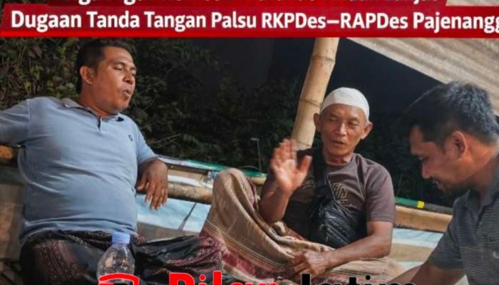 Tiga Figur Rembuk Mufakat Tindak Lanjut Dugaan Tanda Tangan Palsu RKPDes–RAPDes Pajenangger