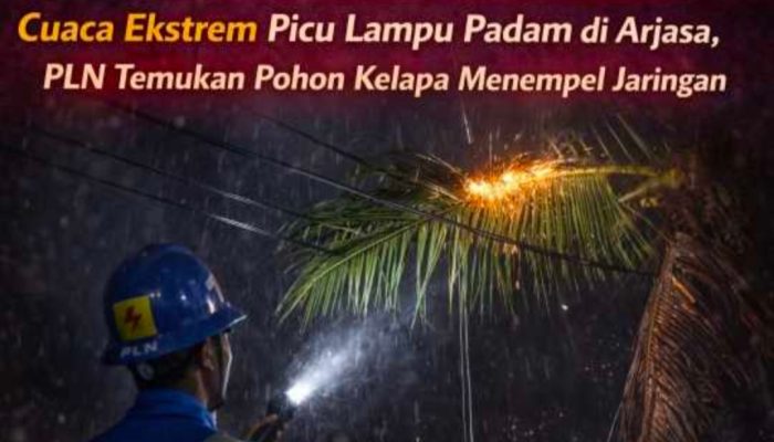 Lampu Padam di Kecamatan Arjasa Akibat Cuaca Ekstrem, PLN Lakukan Pengamanan Jaringan