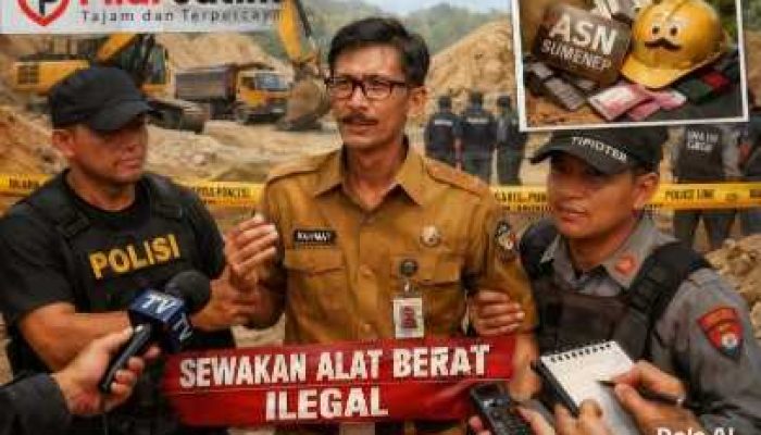 Dinas di Talango, Diduga Sewakan Excavator untuk Tambang Ilegal