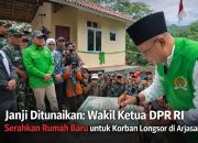 Wakil Ketua DPR RI Serahkan Rumah untuk Korban Longsor di Arjasari