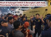 Sanus 51 Berangkat Lebih Awal, Penumpang Ditinggal—Kapten Dituding Cari Pembenaran