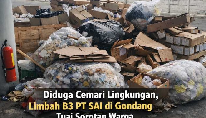 Limbah Domestik dan B3 Diduga Cemari Lingkungan, Aktivitas PT SAI di Gondang Disorot Warga