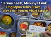 Menu Perdana SPPG Elfat Disambut Antusias Siswa dan Guru, Secarik Surat Rp1.000 Jadi Simbol Apresiasi