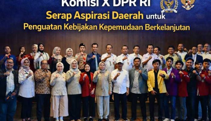 Komisi X DPR RI Serap Aspirasi Daerah untuk Perkuat Kebijakan Kepemudaan Berkelanjutan