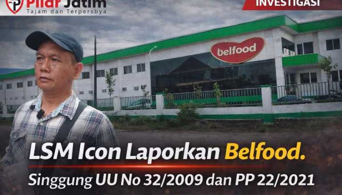 Pabrik PT Belfoods Indonesia Diadukan ke Polres Nganjuk, LSM Icon Soroti Dugaan Pelanggaran UU Lingkungan