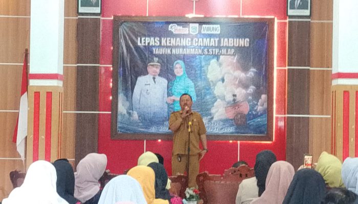 Lepas Kenang Camat Jabung, Taufik Nurrahman Dikenang sebagai Pemimpin Dekat Rakyat