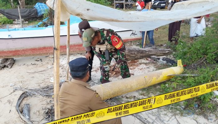 Geger di Kangean! Benda Mirip Rudal Berkode “AUG-05” Ditemukan, Tim Gegana Turun ke Lokasi