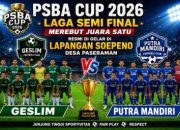 Lapangan Raden Soepeno Jadi Kebanggaan Baru, Semifinal PSBA Cup 2026 Siap Digelar