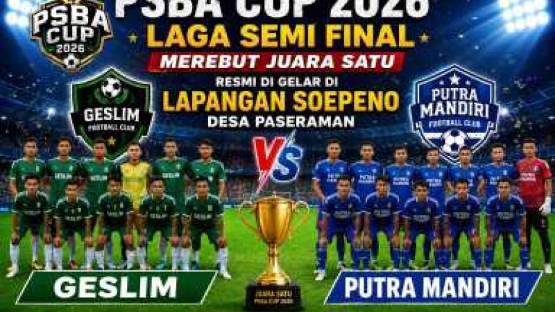 Lapangan Raden Soepeno Jadi Kebanggaan Baru, Semifinal PSBA Cup 2026 Siap Digelar