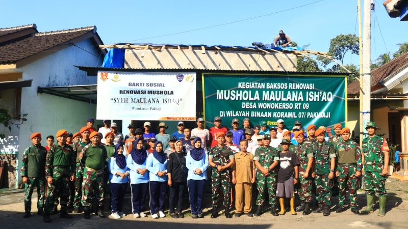 TNI AU dan Warga Wonokerso Bersatu Renovasi Mushola, Wujud Nyata Kemanunggalan dan Toleransi Antarumat Beragama