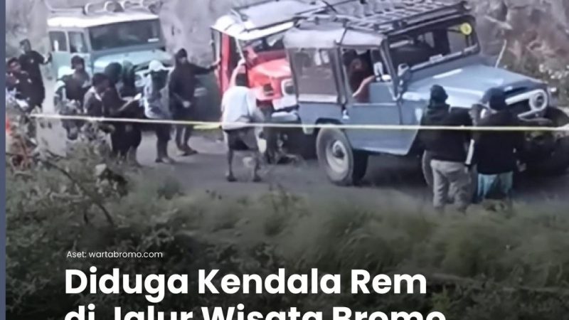 Rem Blong di Jalur Bromo, Dua Wisatawan Tewas Saat Mobil Hantam Tebing