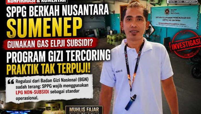 Bau Tak Sedap Program MBG di Arjasa: LPG Subsidi Diduga Disalahgunakan, Pengawas Bungkam!”