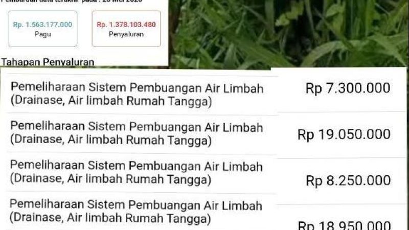 Edan! Dana Desa Tirtomoyo Diduga Dipakai Bayar Kerja Bakti, Anggaran Hampir Rp100 Juta Jadi Sorotan
