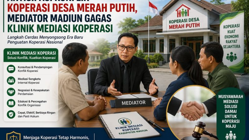 Saat Koperasi Desa Merah Putih Tumbuh Besar, Siapa Menangani Konfliknya? Ini Gagasan dari Madiun