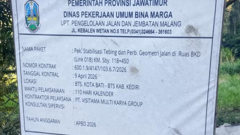 PROYEK “SILUMAN”…, INTEGRITAS DINAS PU BINA MARGA PROVINSI JAWA TIMUR DIPERTANYAKAN