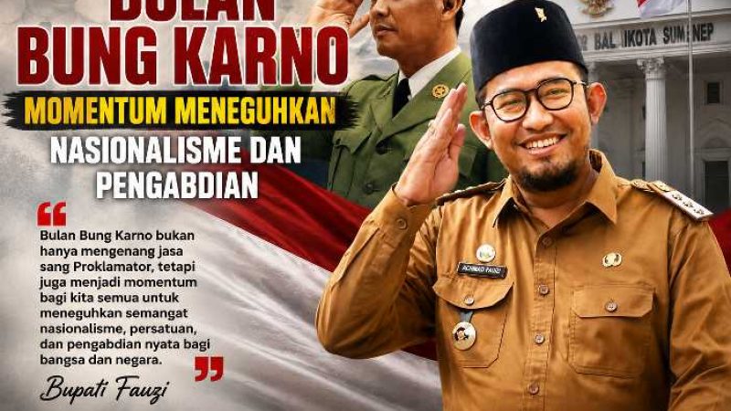 Bupati Fauzi Wajibkan Peci Nasional Selama Bulan Bung Karno, ASN Diajak Perkuat Jiwa Nasionalisme