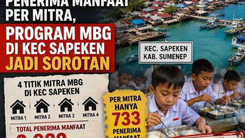 Dugaan Jual Beli Titik MBG di Sapeken Mencuat, Publik Pertanyakan Empat Mitra dengan Penerima Manfaat Minim