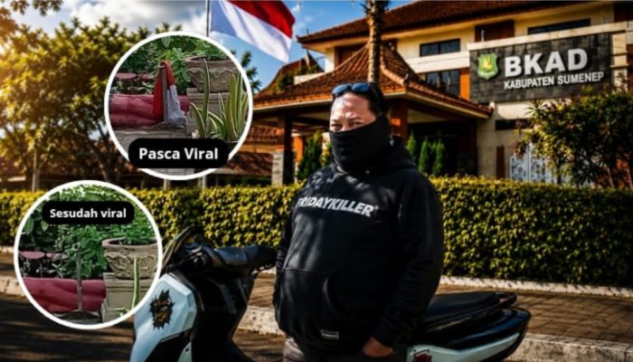 Merah Putih Terlantar di Kantor Pemerintah, BKAD Sumenep Masih Bungkam