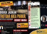 Trotoar Dicaplok Jadi Parkiran, Pengelola MBG Sumenep Bungkam Saat Dikonfirmasi