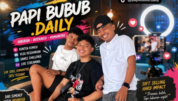 Bangun Komunitas Digital Lewat Konten Kreatif, Arrijal Faiz dan Bubub Sukses Kembangkan @papibubub.daily