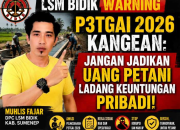 Demi Swasembada Pangan, P3TGAI Kangean Harus Bersih dari Dugaan Permainan Anggaran dan Proyek Asal Jadi