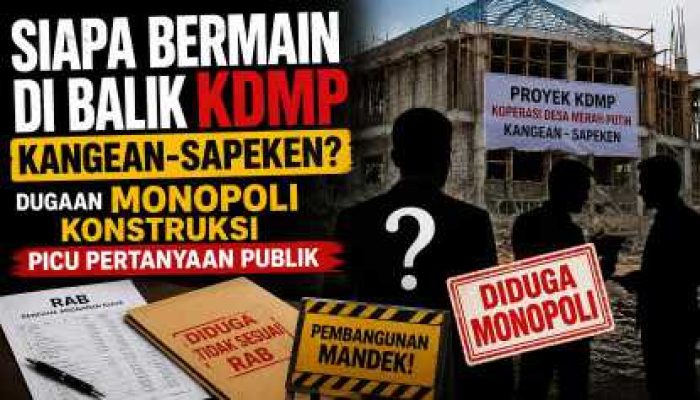 Program KDMP di Kepulauan Kangean-Sapeken Amburadul? Dugaan Monopoli Konstruksi dan Pekerjaan Tahap Pertama Mandek Jadi Sorotan
