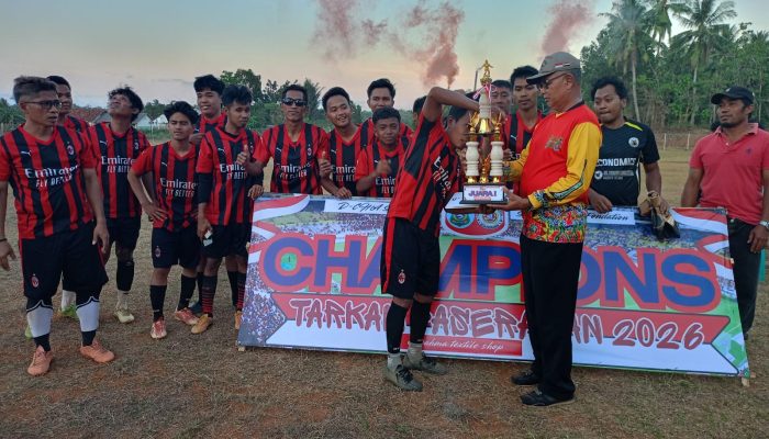Tarkam Paseraman Sukses Semarakkan HUT ke-81 RI, FC Begisar Putih Ponggean Keluar sebagai Juara