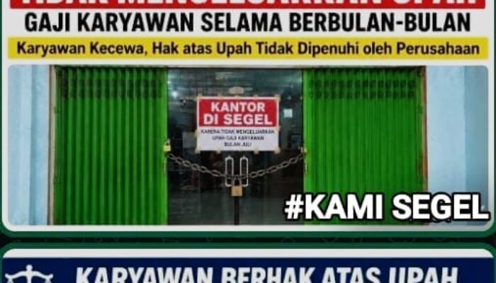 PT MJJ di Pakis Malang “Disegel Pekerja”, Dugaan Upah Berbulan-bulan Tak Dibayar Mencuat