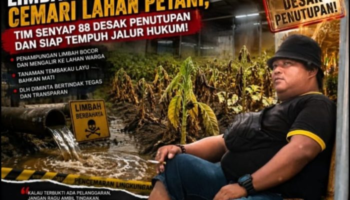 Dugaan Limbah Pemotongan Ayam Cemari Lahan Warga, Tim Senyap 88 Desak DLH Bertindak Tegas