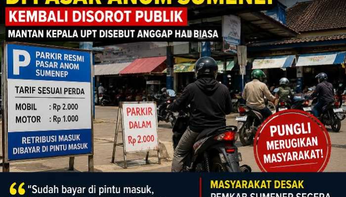 Diduga Pungli Parkir Pasar Anom Kembali Berulang, Publik Pertanyakan Pengawasan dan Sikap Pengelola