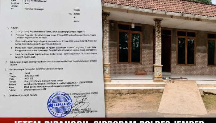 Dampak Fatal Penggerebekan di Jember: LSM Barisan Investigasi dan Informasi Keadilan Tuntut Akuntabilitas APH