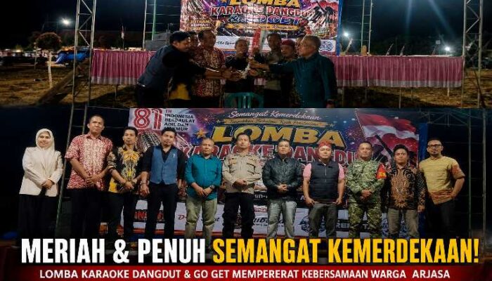 Semarak HUT ke-81 RI, Lomba Karaoke Dangdut dan Joget Resmi Dibuka di Alun-Alun Arjasa