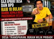 Gaji Aparat dan BPD Pagerungan Besar Raib, LSM BIDIK: Camat Jangan Cuma Monitoring di Meja