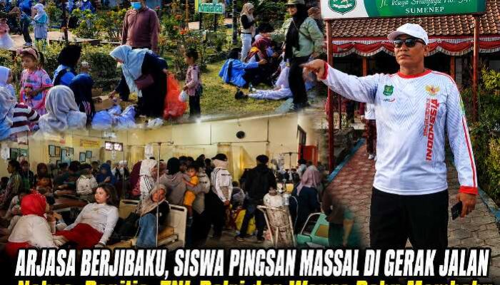 Semarak HUT RI di Arjasa Berubah Haru, Sekitar 100 Siswa Pingsan dan Aparat Berjibaku Menolong