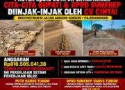 PROYEK Rp818 JUTA BIKIN MURKA! CV Cinta Disorot, Papan Informasi Raib, Berem Diganti Tanah—PUTR & DPRD Sumenep Jangan Cuma Diam!