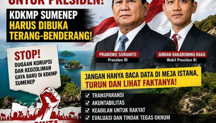 Suara Kangean untuk Presiden: KDKMP Harus Dibuka Terang-Benderang