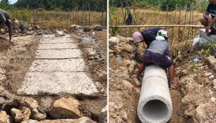 Dari Keluhan Menjadi Tindakan, Camat Arjasa Gerak Cepat Perbaiki Jembatan Pajenangger